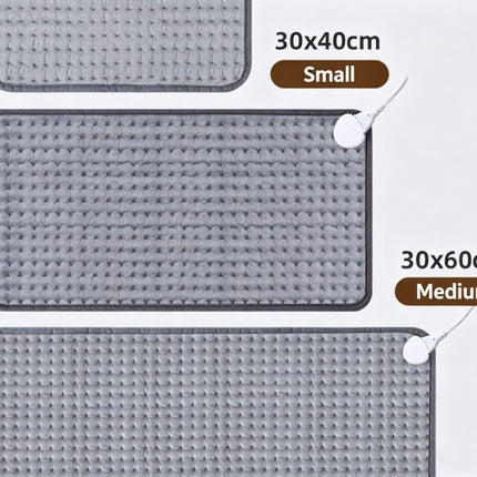 Portable Electric Heating Pad | Fast Heat Therapy Pad for Muscle Soreness & Body Ache, Adjustable Temperature Auto Shut Off Washable Warm Heating Mat for Home Pain Relief (30*40)