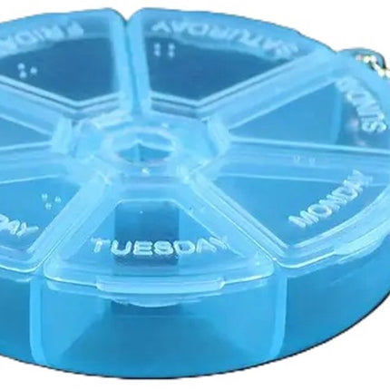 Pill box | Pill box | Medicine box | Tablet dispenser | Pill box | 7 days | Blue