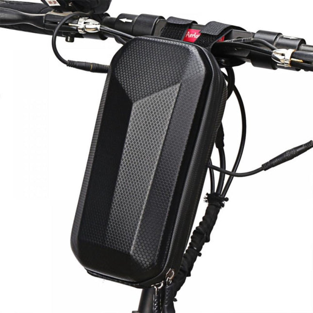 Waterproof storage bag for scooters - Hard scooter handlebar bag - Front bag for electric scooter - Accessories for adult scooters