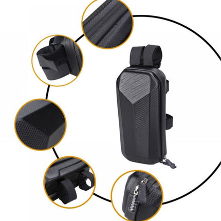 Waterproof storage bag for scooters - Hard scooter handlebar bag - Front bag for electric scooter - Accessories for adult scooters