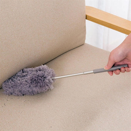 Telescopic Feather Duster - 5-Piece Cleaning Set - Feather Duster Extendable Up to 85 Cm - Cobweb Brush with Telescopic Handle - Duster - Dust Brush - Washable Microfiber - Rotatable - Electrostatic Adsorption - Hard-to-Reach Places