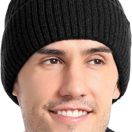 Hat - Plush Beanie - Warm Hats - Thick Knit Winter Hat - High Quality Beanie - Crocheted - Trendy Hat - Women's Hats - Men's Hats - Stylish Caps - Very Comfortable - Autumn and Winter Warm - Cotton - Halloween / Christmas - Gifts