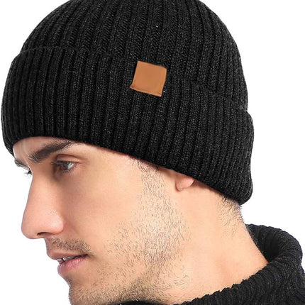 Hat - Plush Beanie - Warm Hats - Thick Knit Winter Hat - High Quality Beanie - Crocheted - Trendy Hat - Women's Hats - Men's Hats - Stylish Caps - Very Comfortable - Autumn and Winter Warm - Cotton - Halloween / Christmas - Gifts