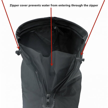 Waterproof Shoe Covers - Rain Shoe Covers - With Zipper and Drawstring - Waterproof Shoe Protectors - Motorcycle Scooter Bicycle Shoe Cover - Shoe Rain Cover - Shoe Cover - Shoe Covers - Anti-Slip - Size 37-38 - Black