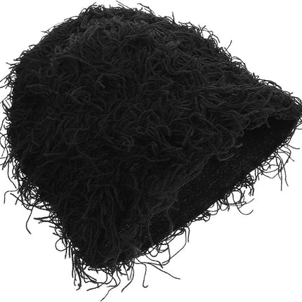 Beanie - Warm Hat - Cuffed Beanie - Premium Knitted Hat - Winter Sports Hat - Sports & Daily Use - Men & Women - Good Moisture Wicking - One Size - Black