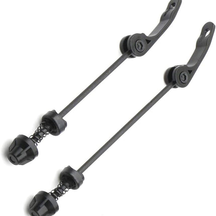 Road Mountain Bicycle MTB Wheel Hub Front and Rear Skewers Quick Release Skewer Clip Bolt Lever Axle QR 145/180 mm, a Pair