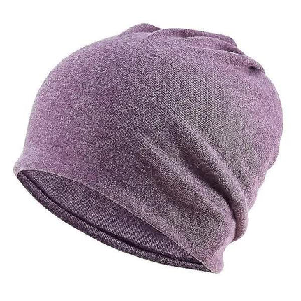 Chemo Hats Slouchy Baggy Beanie 5-Pack Khaki Black Grey Burgundy Purple