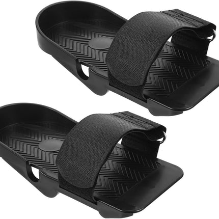 1 Pair Adjustable Flat Pedals - For Rowing Machines, Non-Slip Training Equipment - Indoor Fitness - Comfortable Pedal Design - Perfect for Home Workouts - Joint-Friendly Performance