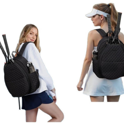 Backpack - Tennis Shoulder-Crossbody Bag - Sports Bag - Waterproof Racket Bag - Suitable for Pickles and Badminton - Off-White