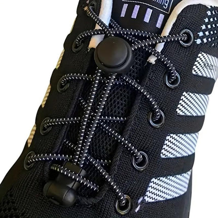 Sneaker Laces 120CM suitable for Sneakers - Elastic laces without a tie - Suitable for students and adults - With strong buckle and quick-release function (Apricot)