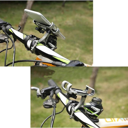 Phone holder for bicycle and motorcycle - Universal phone holder - 360° rotatable and tiltable - Bicycle accessories - Red