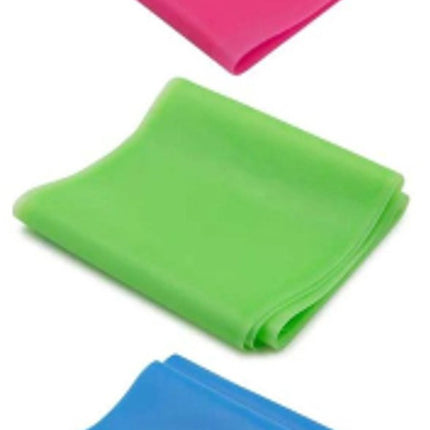 3 Items - Resistance Band - Yoga Stretch Band - Shoulder Resistance Band - Fitness Band (Blue + Red + Green)