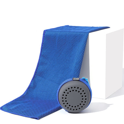 Cooling Towel for Summer & Sports - Quick-Drying & Cooling - Quick-Drying Towels - Cooling Towels for Running - With Storage Box - 30x60 cm (Children's) Royal Blue