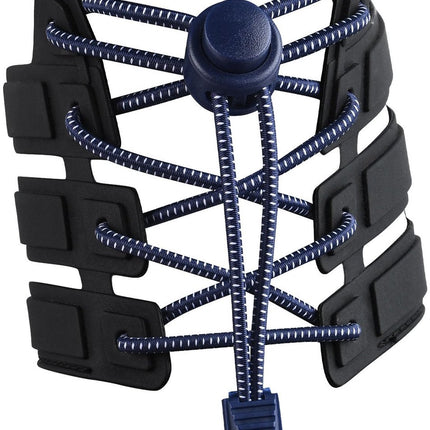 Sneaker Laces 120CM suitable for Sneakers - Elastic laces without a tie - Suitable for students and adults - With strong buckle and quick-release function (Royal Blue)