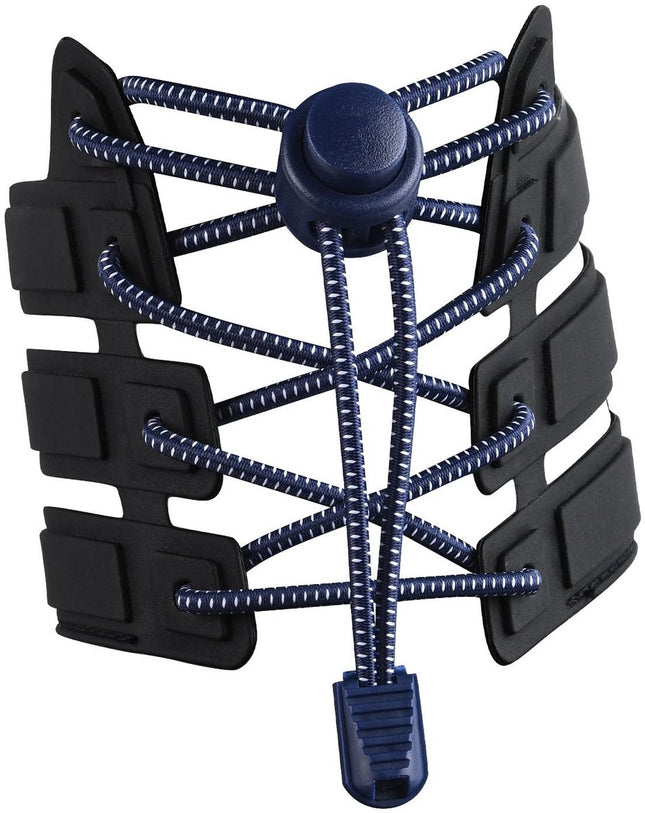 Sneaker Laces 120CM suitable for Sneakers - Elastic laces without a tie - Suitable for students and adults - With strong buckle and quick-release function (Royal Blue)