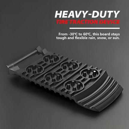 Off-Road Traction Plates | Pack of 2 - Portable emergency tool for extra grip on snow, ice, mud, and sand, suitable for cars, SUVs, ATVs, UTVs, and motorcycles.