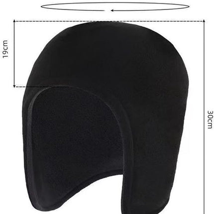 Winter hat for men and women – Thermal, windproof hat with ear flaps, ideal for sleeping, motorcycling and outdoor activities (Orange)