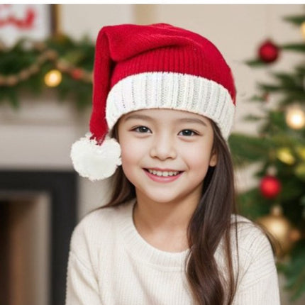 2 Santa Claus Hats - Santa Claus Hats - Hats - Baby Santa Claus Hats - Kids Santa Hats - Christmas Costumes - Santa Claus Hats - Kids Sizes
