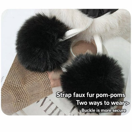 Fleece winter hat - Warm hat with thickened ear flaps - Soft, comfortable and frost-resistant - Stylish winter accessory - Color: Beige