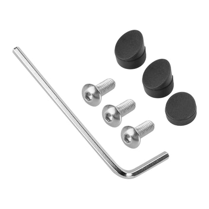 Professional Pro 2 original fender screw plug For Xiaomi scooter new fender adapter screw plug 3 pieces 1 set, Black Color