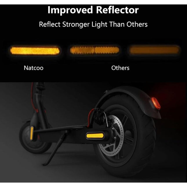 High Performance Scooter Wheel Cover Reflector Strip Replacement for  Xiaomi M365, Pro, 1S, Essential, Pro2, Mi3