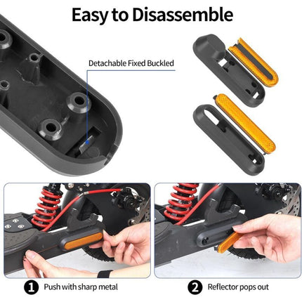 High Performance Scooter Wheel Cover Reflector Strip Replacement for  Xiaomi M365, Pro, 1S, Essential, Pro2, Mi3