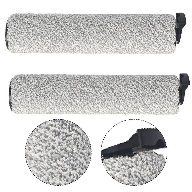 2 Pack Roller Brush Replacement for Tineco iFloor 2 Wet Dry Cordless Vacuum Cleaner Parts Accessories Kit