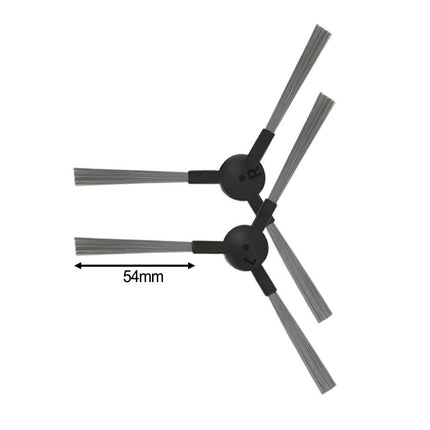 4pcs Easy Installation Robot Vacuum Cleaner Side Brush Accessories Robot Side Brush Smile Home