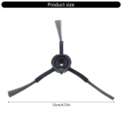 Pack of 4 High Efficiency Side Brushes Easy Installation Sweeper Parts Corner Cleaning Brushes for Robotic Vacuum