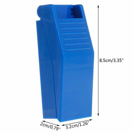 3-in-1 Pill Crusher and Pill Cutter with Storage Compartment for Tablets, Pill Grinder Fine Powder, Pill Cutter Splitter for Small or Large Pills, 1.57x2.36 3.35" x 1.26" x 0.79" Blue