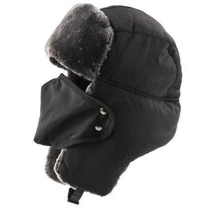 Winter Hats for Women Men Trapper Hat with Ear Flaps Warm Fur Fuzzy Hats for Cold Weather Trapper Hat Ear Flaps