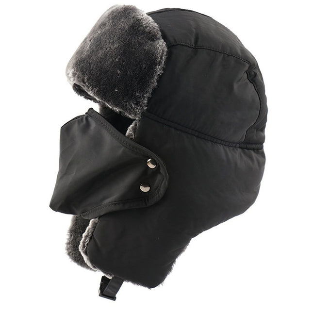 Winter Hats for Women Men Trapper Hat with Ear Flaps Warm Fur Fuzzy Hats for Cold Weather Trapper Hat Ear Flaps