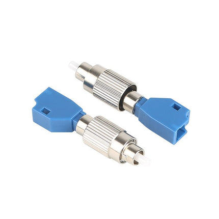 5Pcs Visual Fault Locator Fiber Adapter, Fiber Optic Connector, Single Mode 9/125um FC Male to LC Female Hybrid Optical Fiber Convertor Adapter