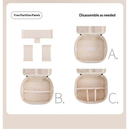 Travel Makeup Bag Large Capacity Cosmetic Organizer Waterproof Toiletry Bag Cosmetic Storage Bag for Women Girls Gift