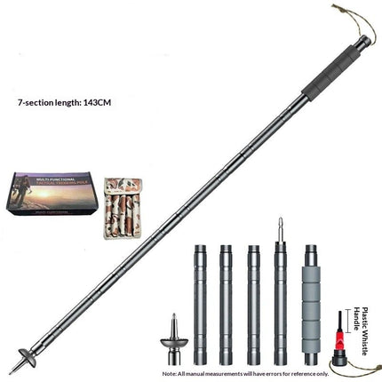 Hiking Pole Detachable Lightweight for Hiking Stick Walking Pole for Man Women Hiking Stick Walking Staff - Outdoor Multitool
