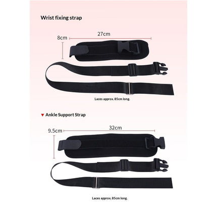 Bed Restraints For Elderly Dementia Patients Medical Limb Holders Hospital Bed Rails For Elderly Adults Safety Bandages Restraint Straps For Ankle, Wrist, Hand, Leg Universal Constraints (4 Pcs)