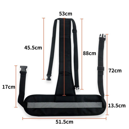 Wheelchair Safety Belt,T-Shape Chair Waist Lap Strap Prevent Tilting or Falling,Patients Safety Harness Fixed Elderly Belt with Easy Release Buckles for Patient,Elderly & Disabled (Black)