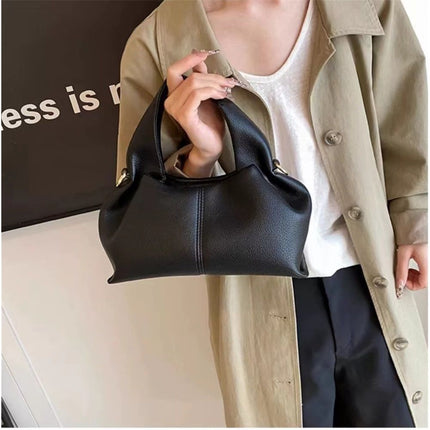 Crossbody Bag Purse Satchel Handbag for Women Shoulder Bag Chic Cloud Bag Purse, Cute Cloud Handbag for Women (black)
