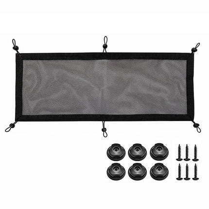 Cable Management net - Under Desk Cable Management Tray - Cable net - Wire Management Under Desk - Cord Organizer (6-pole socket net pocket+6 plum blossom buckles+6 screws)