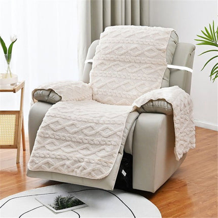 Recliner Cover for Lazy Boy Recliner Chair Covers,21.7Inches Washable Quilted Recliner Chair Covers ,White Furniture Protector for Pets/Kids
