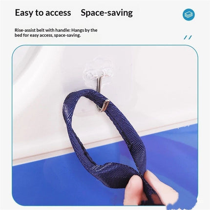 Bed Ladder Assist Strap，Pull Up Assist Device with 6 Handle Straps,Rope Ladder for Elderly, Senior, Pregnant, Handicap