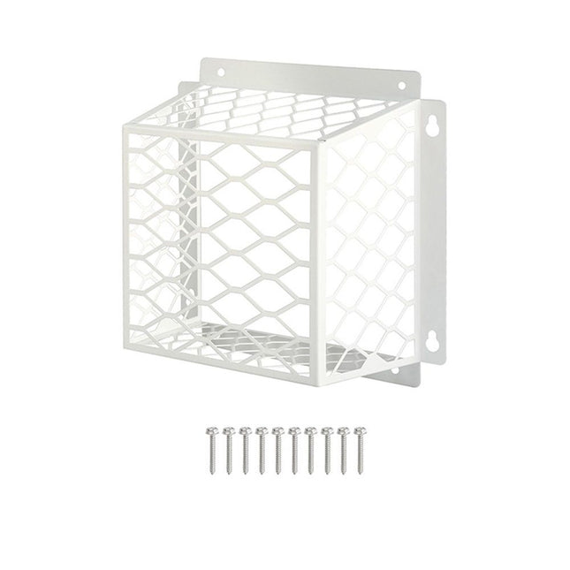 Dryer Vent Bird Guard,Dryer Vent Cover Guard for Most 3" to 4" Bathroom Exhaust Fan Ventilation Cover,7"Lx7"Wx5"H Steel Ventilation Bird Cage for Exhaust Fan Cover,White