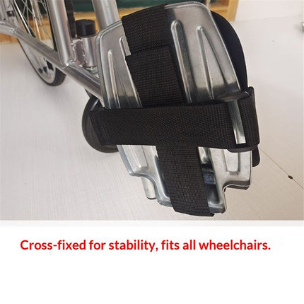 A pair Wheelchair Restraint Shoes Prevent The Foot from Falling Off The Footrest Adjustable & Easy to Wear,Wheelchair Shoe Holder Straps for Disabled & Rehabilitation Patients