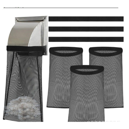 6Pcs Dryer Vent Lint Catcher Bags, Lint Trap Catcher for Dryer Vent for Outside,Dust Bag Lint Bag Outdoor Dryer Vent, Lint Catcher for Dryer Vent Outside