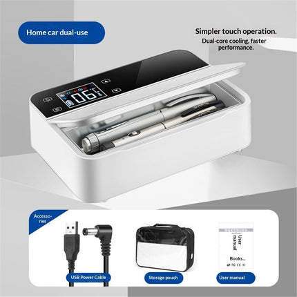insulin fridge medcine cooler trave case  2~8°C Keep Cooling with LED Display, Travel Medical Cooler Box with Handle (XS)
