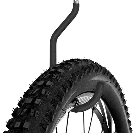 8 Pack Bike Hanger Storage Hook Rack, Rubber Coated Heavy Duty Large Screw in Ceiling Hooks for Garage Wall and Ceiling Bicycle Storage, Utility Tool Hanger (Black)