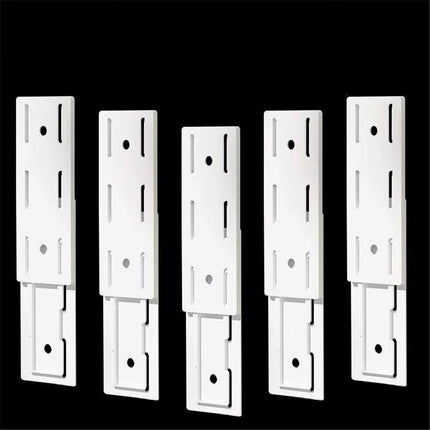 24 Pack Self Adhesive Power Strip Holder, Power Strip Holder Desktop Mobile Punch Free Socket Holder, Desktop Socket Fixer for Kitchen Home Office and Cable Management(White)
