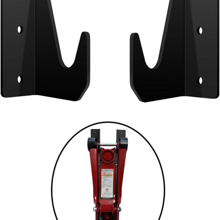 Floor Jack Stand Rack Wall Mount , Car Hydraulic Trolley Jack Stands Holder Wall Storage Rack Mount Brackets Jack Stands Tower Trailer Accessories Tool,  (2 Pack)