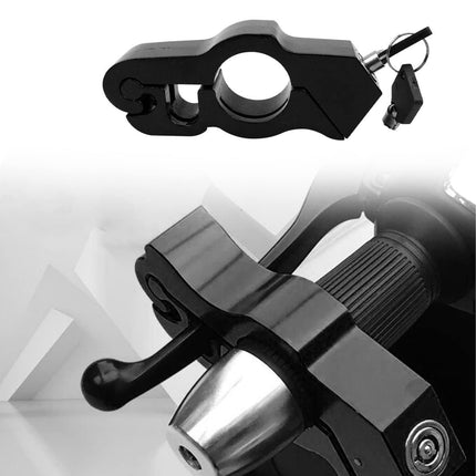 Motorcycle Throttle Lock, Universal Heavy Duty Motorcycle Grip Handlebar Lock Fit for Motorbike Sports Bikes Scooter Mopeds ATVs Black