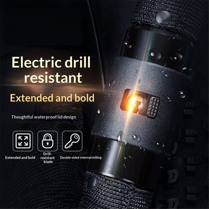 Bike Chain Lock 0.6m Heavy Duty Motorcycle Chain Locks Thick Anti-Theft Security Bicycle Lock with 2 Keys for Mountain Road Electric Bike, Motorcycles, Scooter, Door, Gates